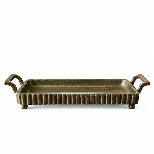 12" Rectangle Fluted Tabletop Tray by Ashland®